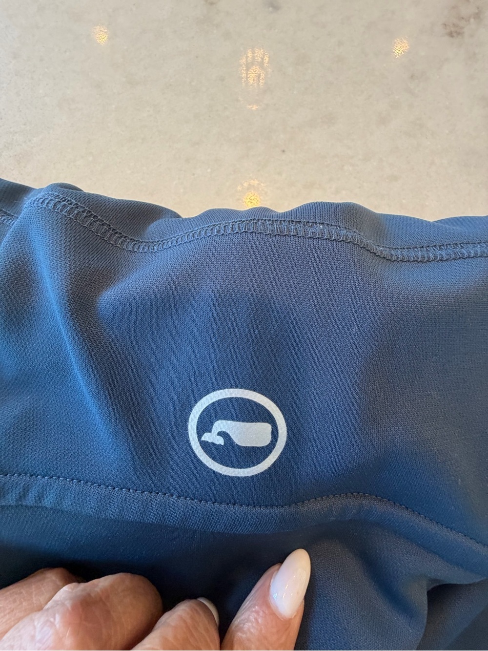 VINEYARD VINESWomen's Navy Half-Zip Performance Top! M - Picture 7 of 7